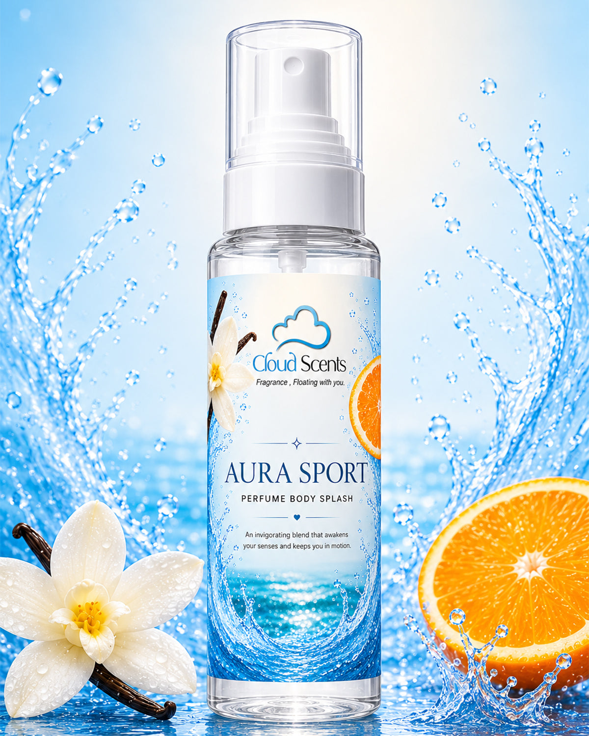 Aura Sport Body Splash For Men 120ml