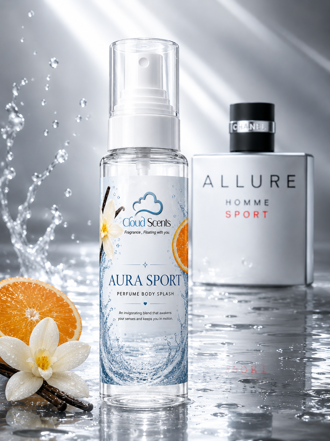 Aura Sport Body Splash For Men 120ml