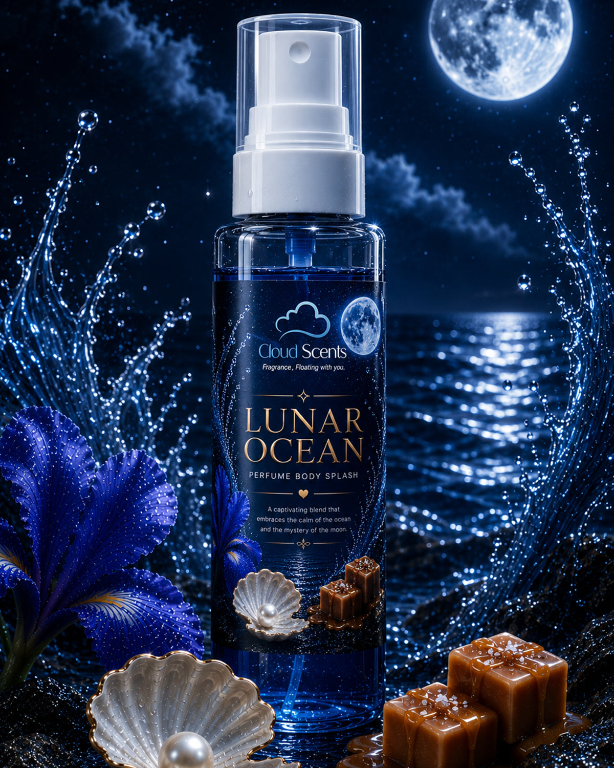 Lunar Ocean Body Splash For Men 120ml