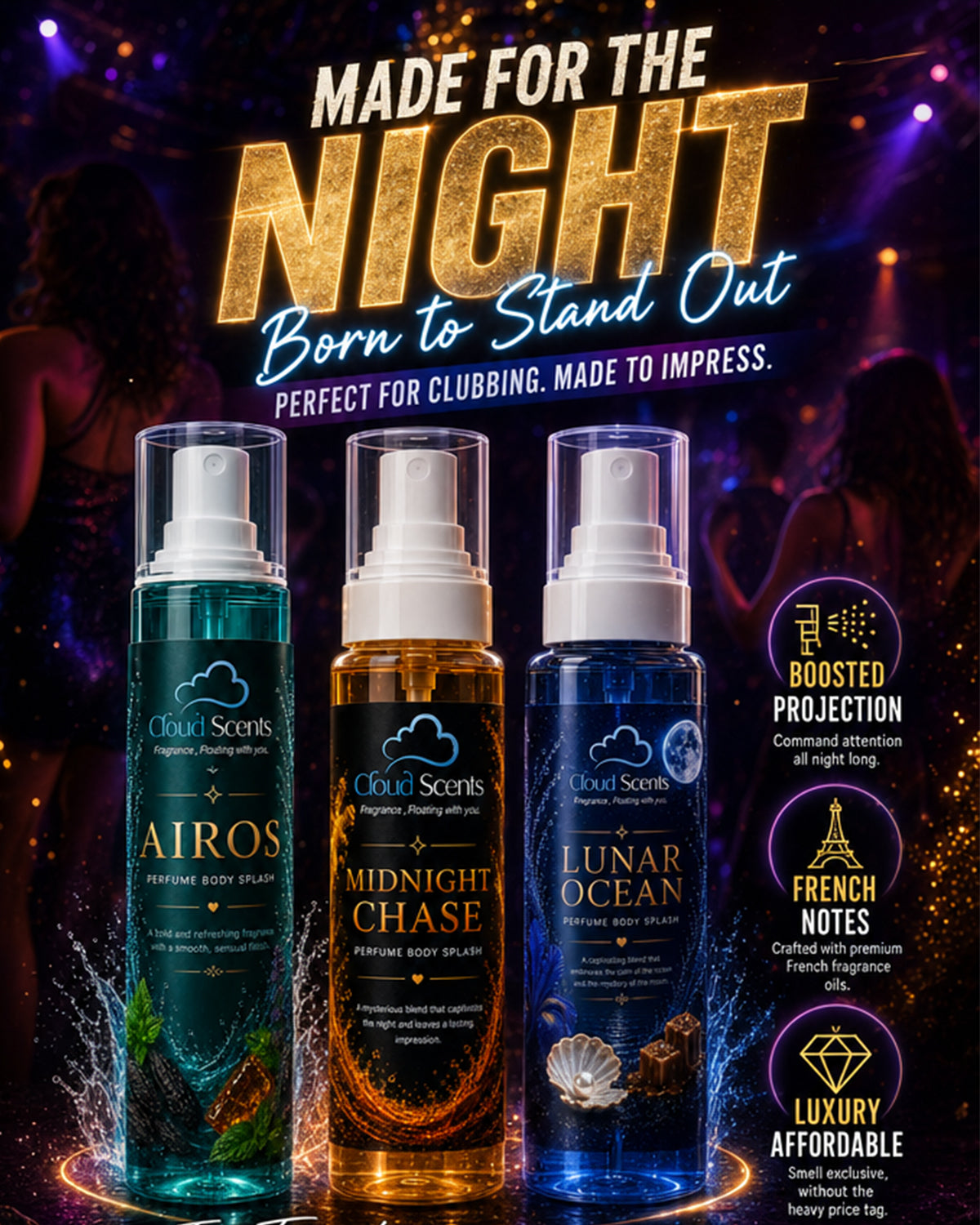 Party Combo Pack Of 3 - 120ml Each